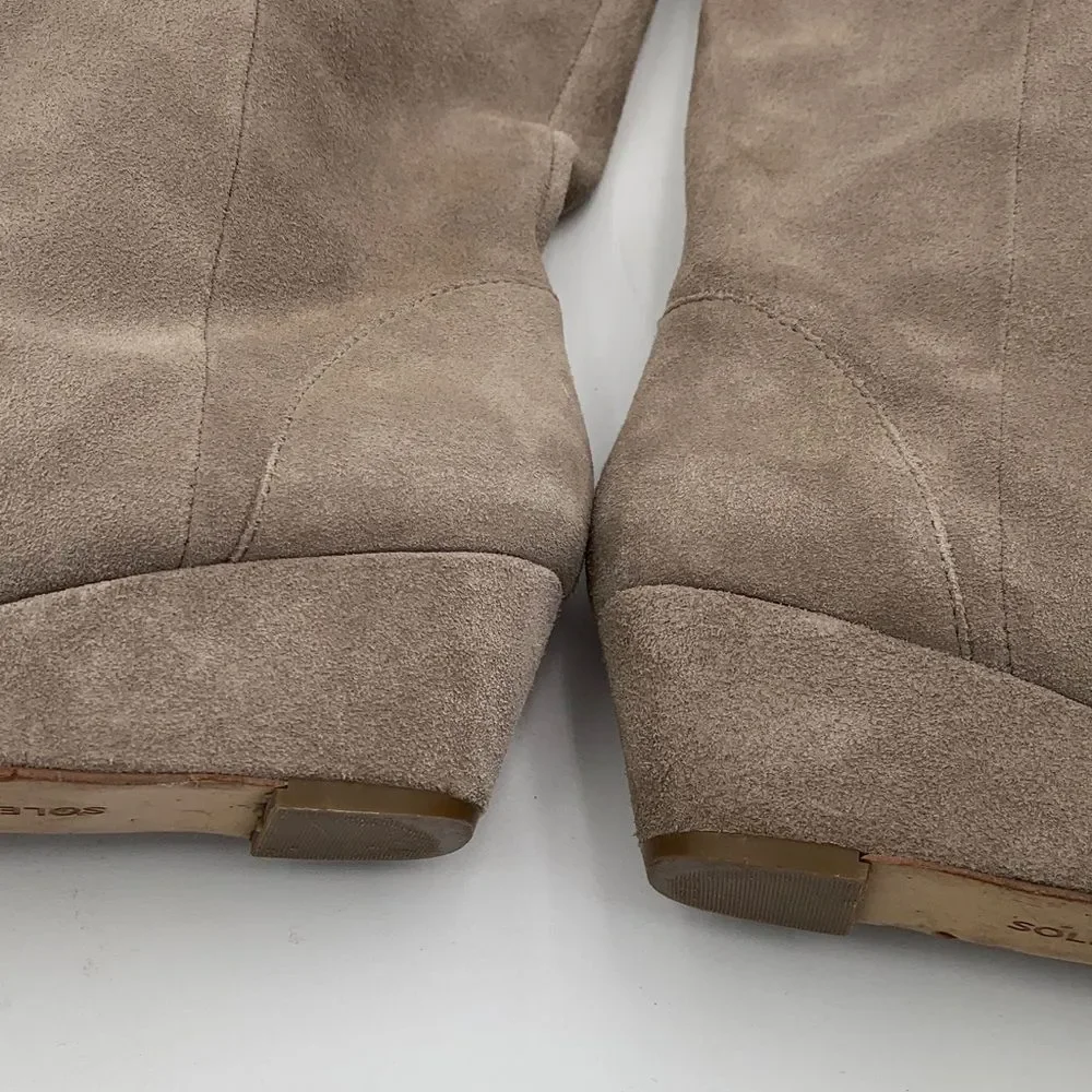 Sole Society SO-AILEENA knee high leather boots size 9/40